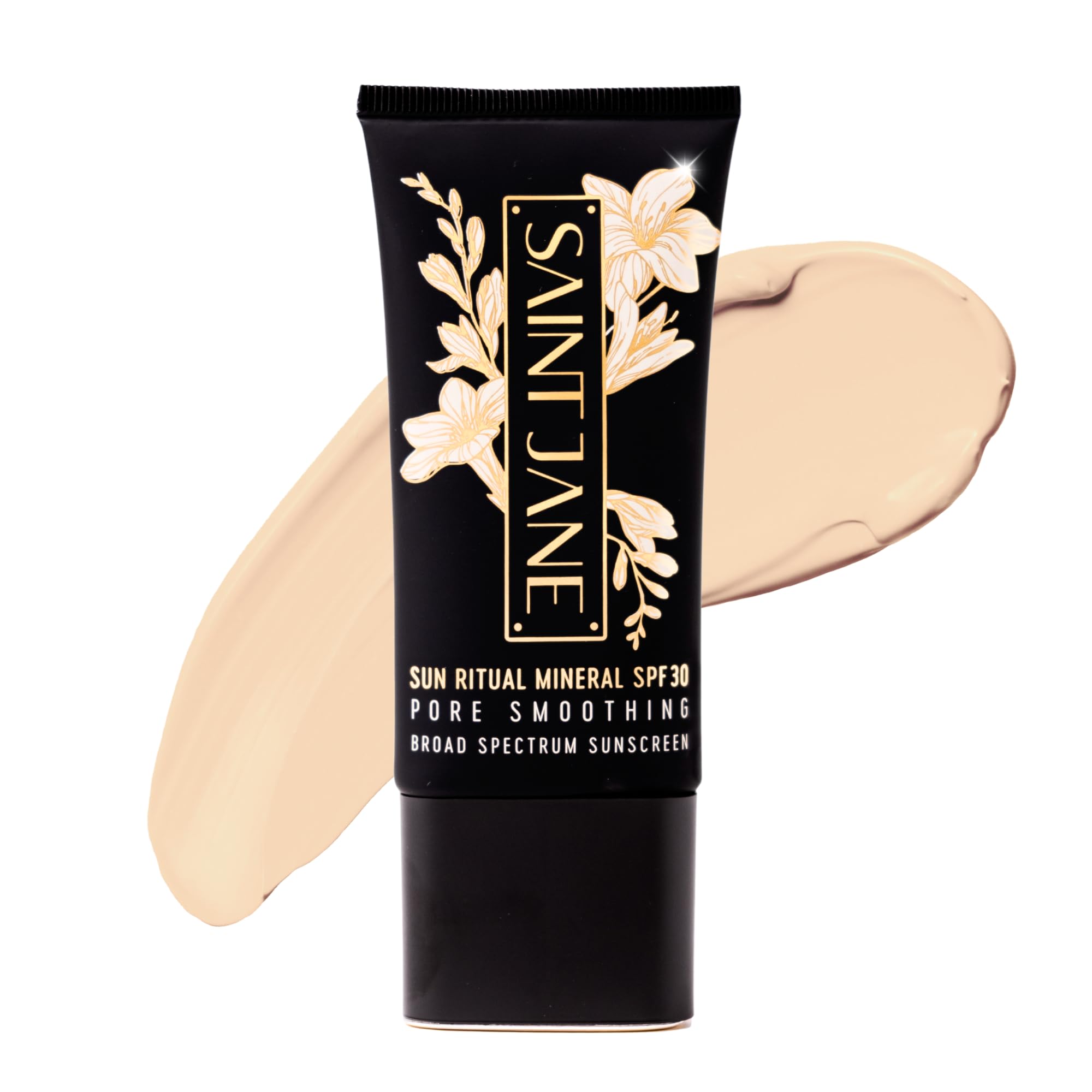 SAINT JANE: botella Ritual Solar lujo, protección diaria elegante para la piel