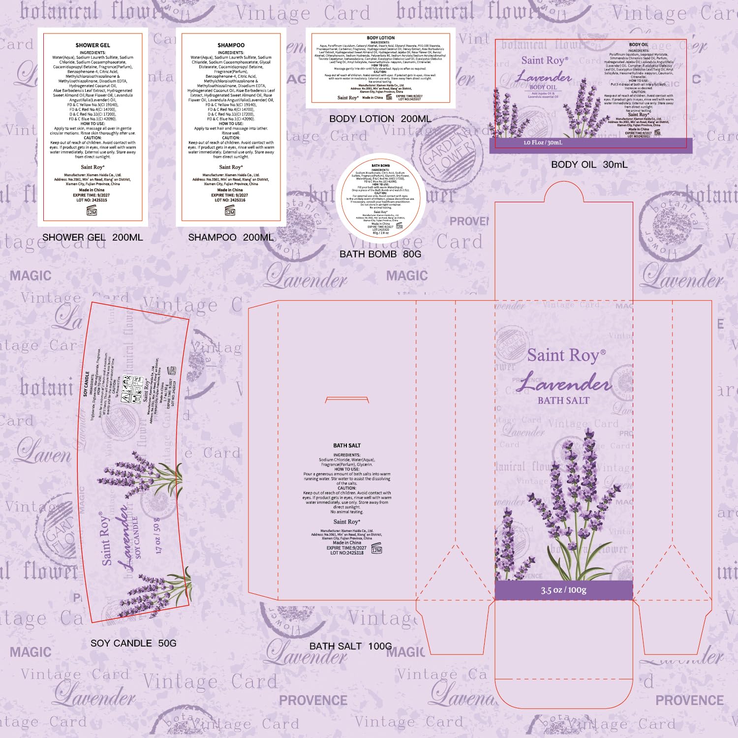 Saint Roy velas perfumadas lavanda crean ambiente tranquilo y acogedor