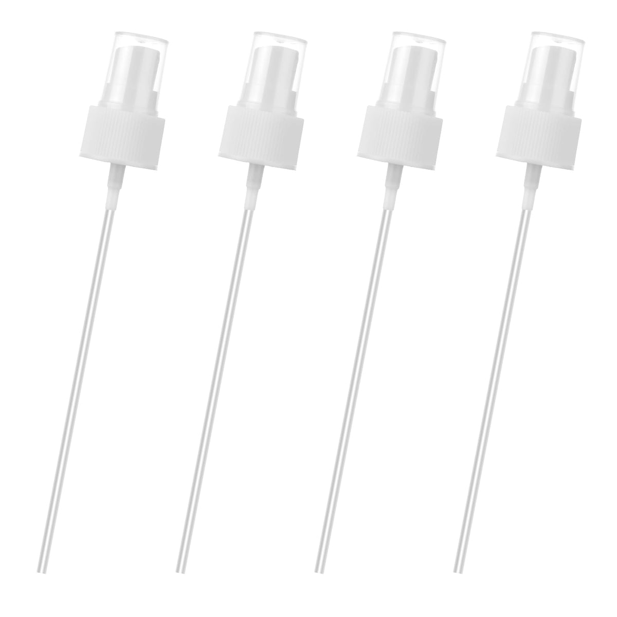 Salbsever tapa rociadora blanca para uso suave y uniforme en botellas.