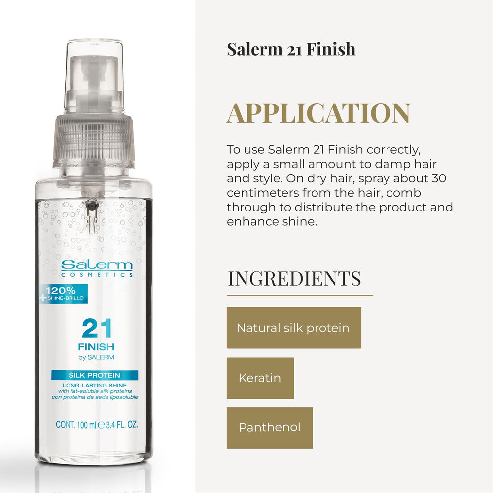 Salerm 21 Finish proteinas seda para fortalecimiento suave