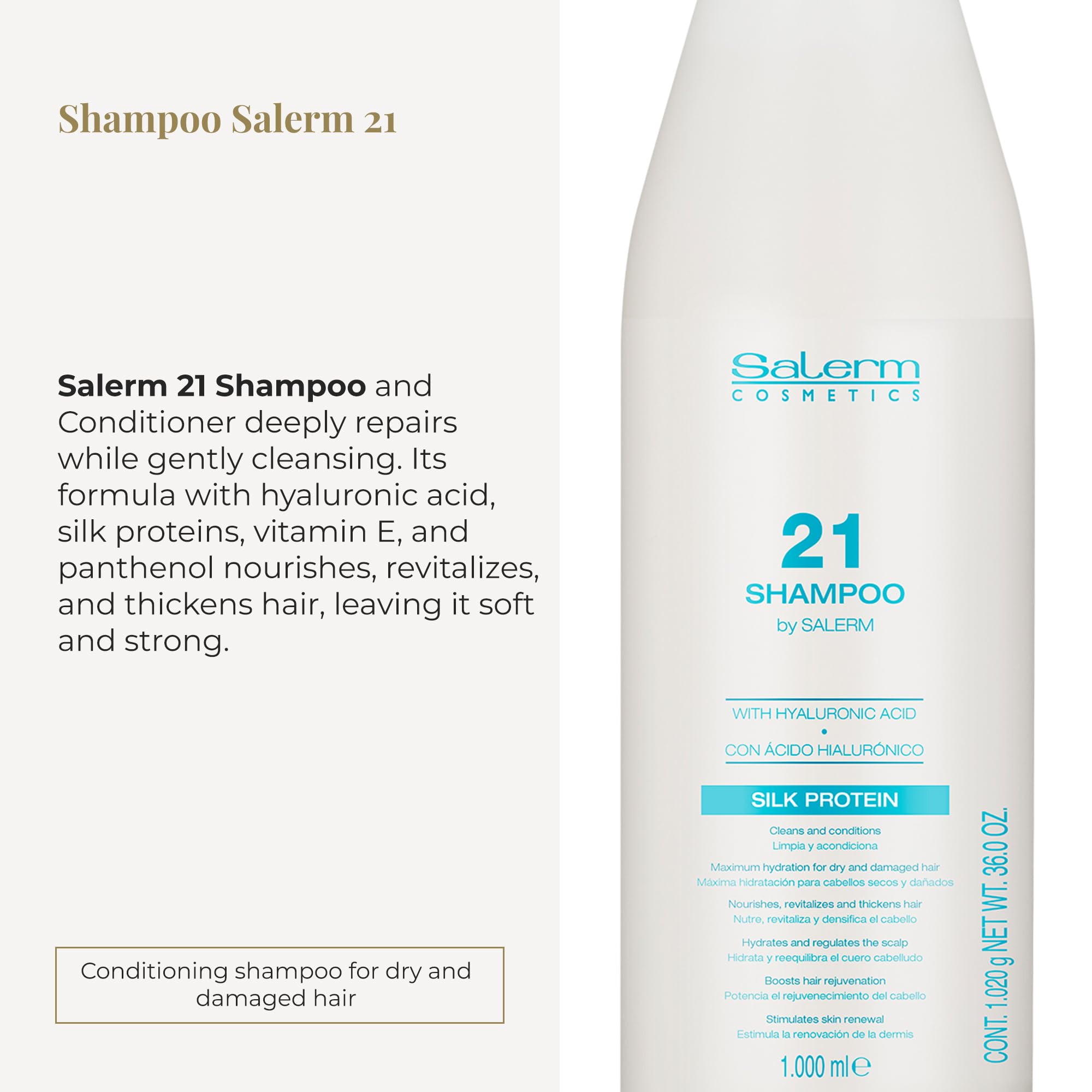 SALERM 21 - protéines de soie, texture luxueuse
