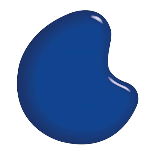 Aplicación sin rayas en uñas con tono azul pacífico.