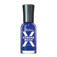 Sally Hansen Esmalte Azul Pacífico: frasco con color intenso para manicura duradera.