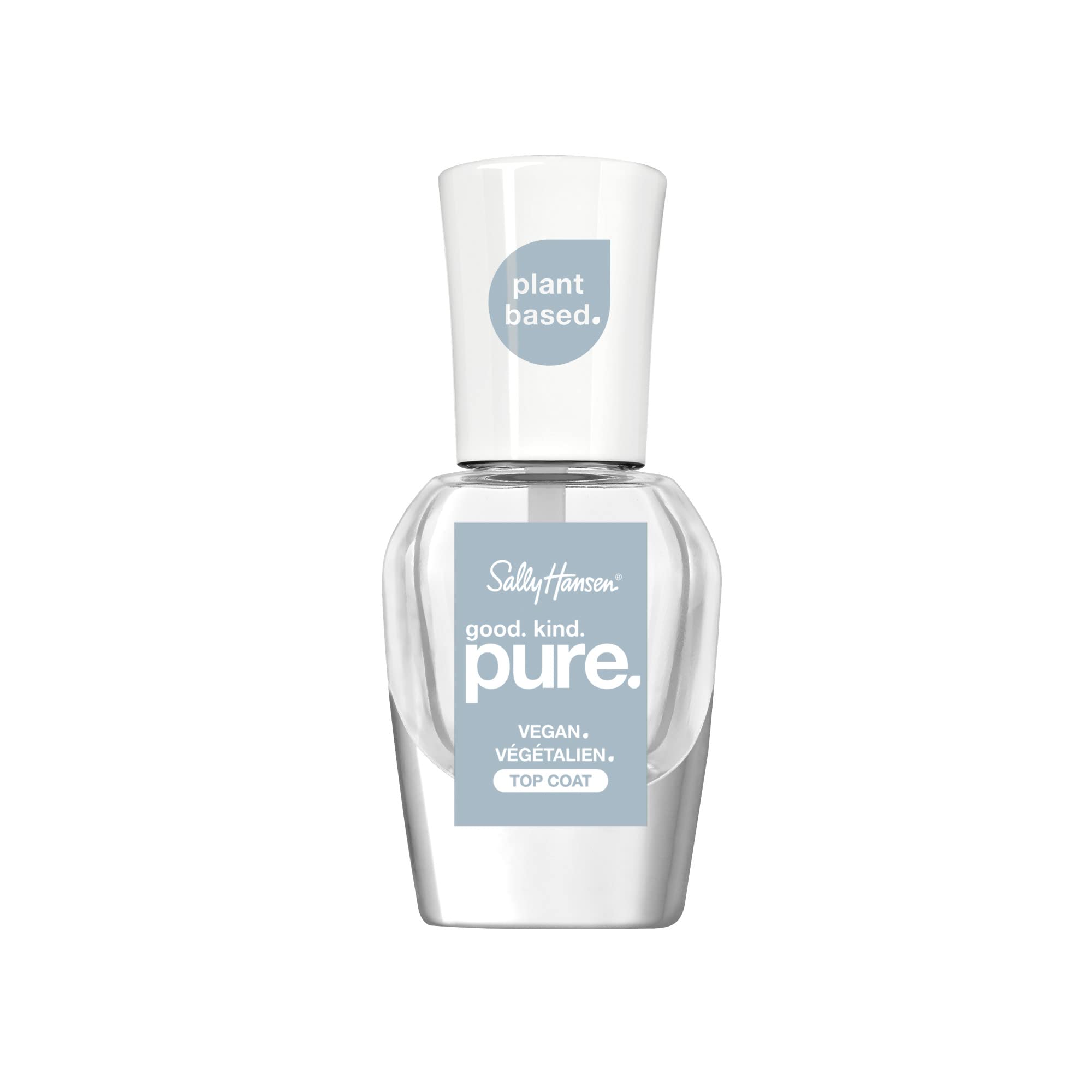 Sally Hansen Good. Kind. Pure. botella con esmalte transparente y brillo duradero