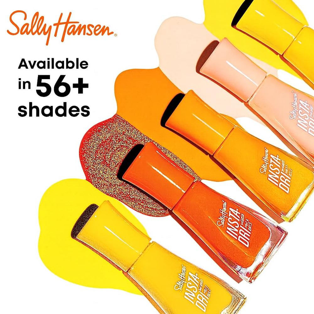 Sally Hansen Insta-Dri acabado brillante y uniforme en una pasada.