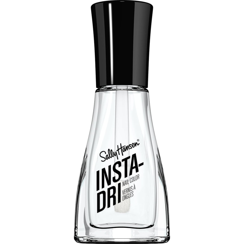 Sally Hansen Insta-Dri muestra el bote de color para un acabado rápido y duradero en uñas