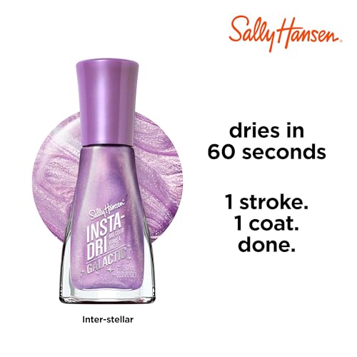 Sally Hansen Insta-Dri brillo resplandeciente en cada capa para un acabado liso.