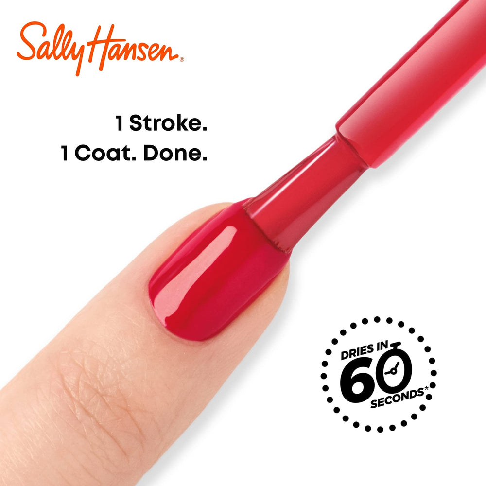 Sally Hansen Insta-Dri efecto crema, brillo duradero.