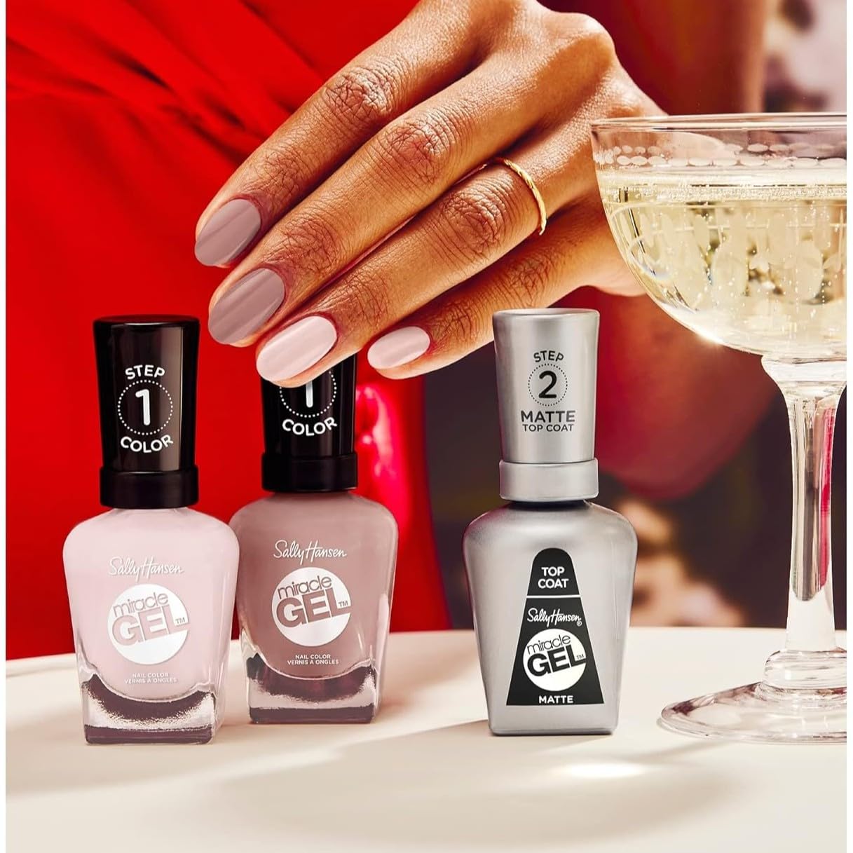 Sally Hansen Miracle Gel envase práctico: aplicación más limpia.