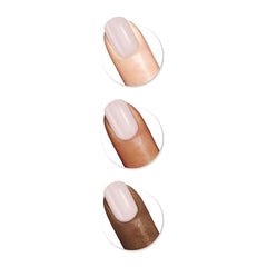 Sally Hansen Miracle Gel sistema dos pasos: aplicación rápida y retirada fácil.