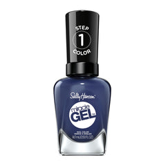 Sally Hansen Miracle Gel tono Midnight Mod en botella, acabado gel duradero.