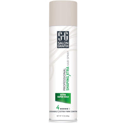 Salon Grafix, application spray-coiffant, facilite le coiffage et le contrôle de la forme.
