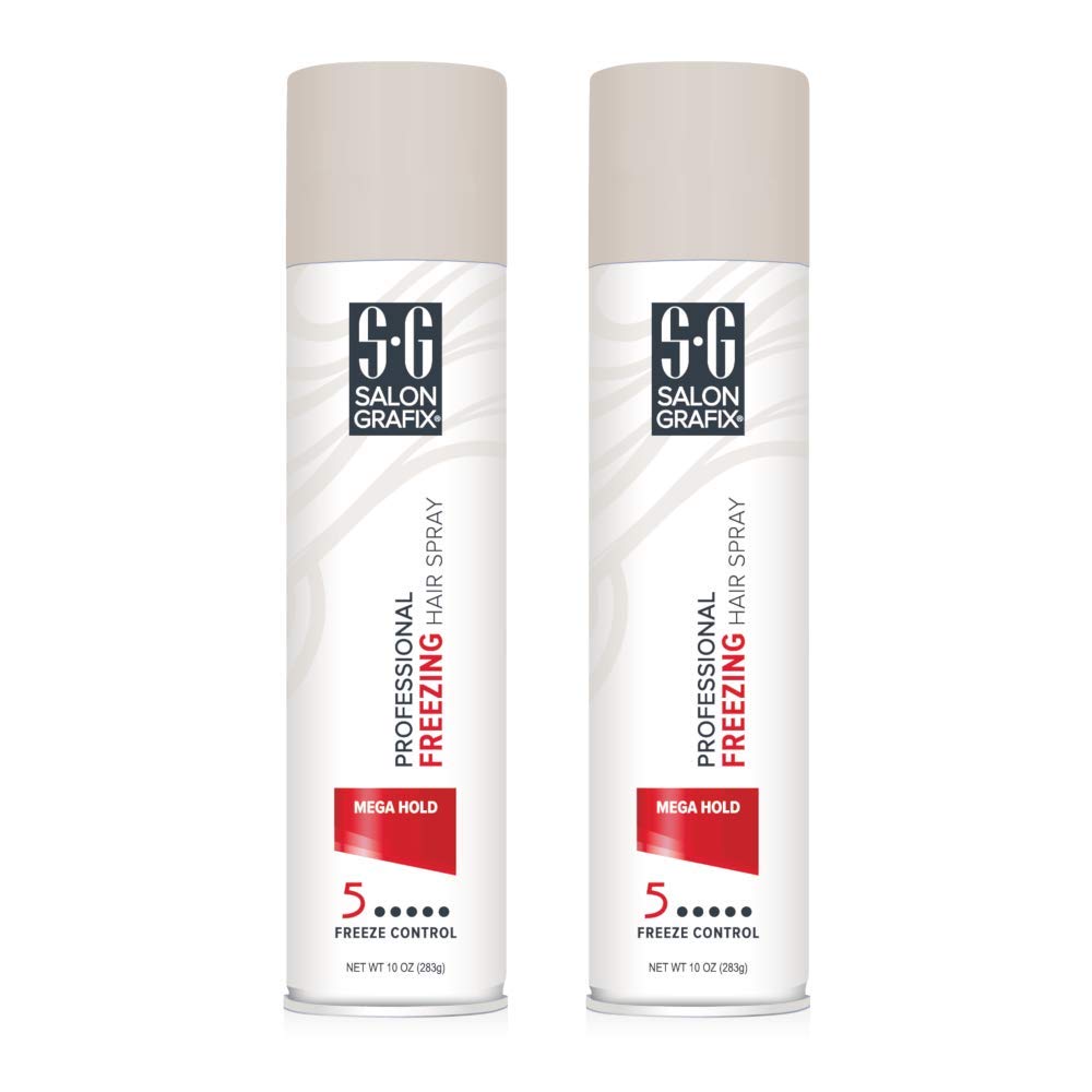 Botella de laca Salon Grafix Freezing Mega Hold con fijación duradera