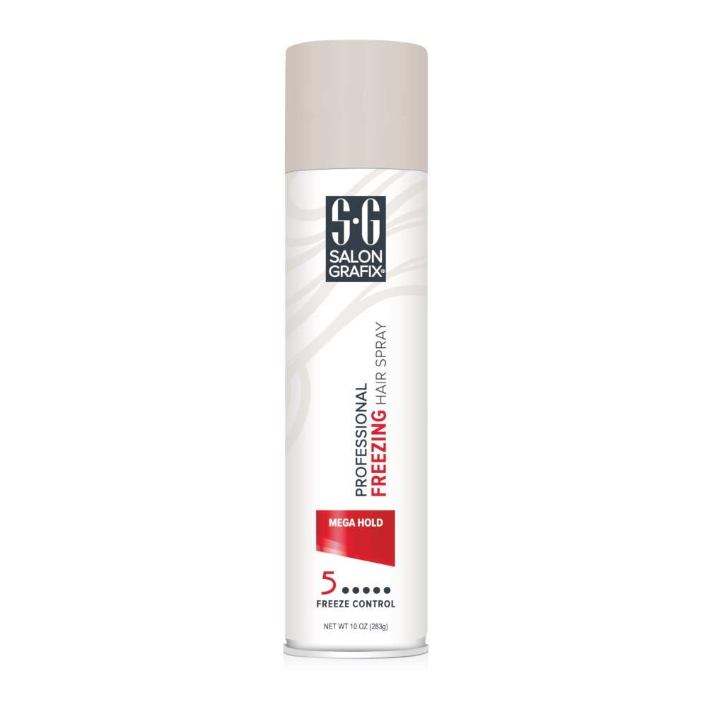 Spray de laca Salon Grafix Freezing Mega Hold para volumen y definición