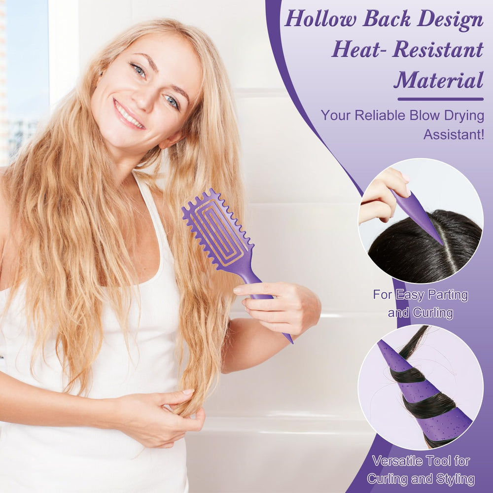 SALONKEY Cepillo de viaje compacto para retoques rápidos en cualquier lugar.