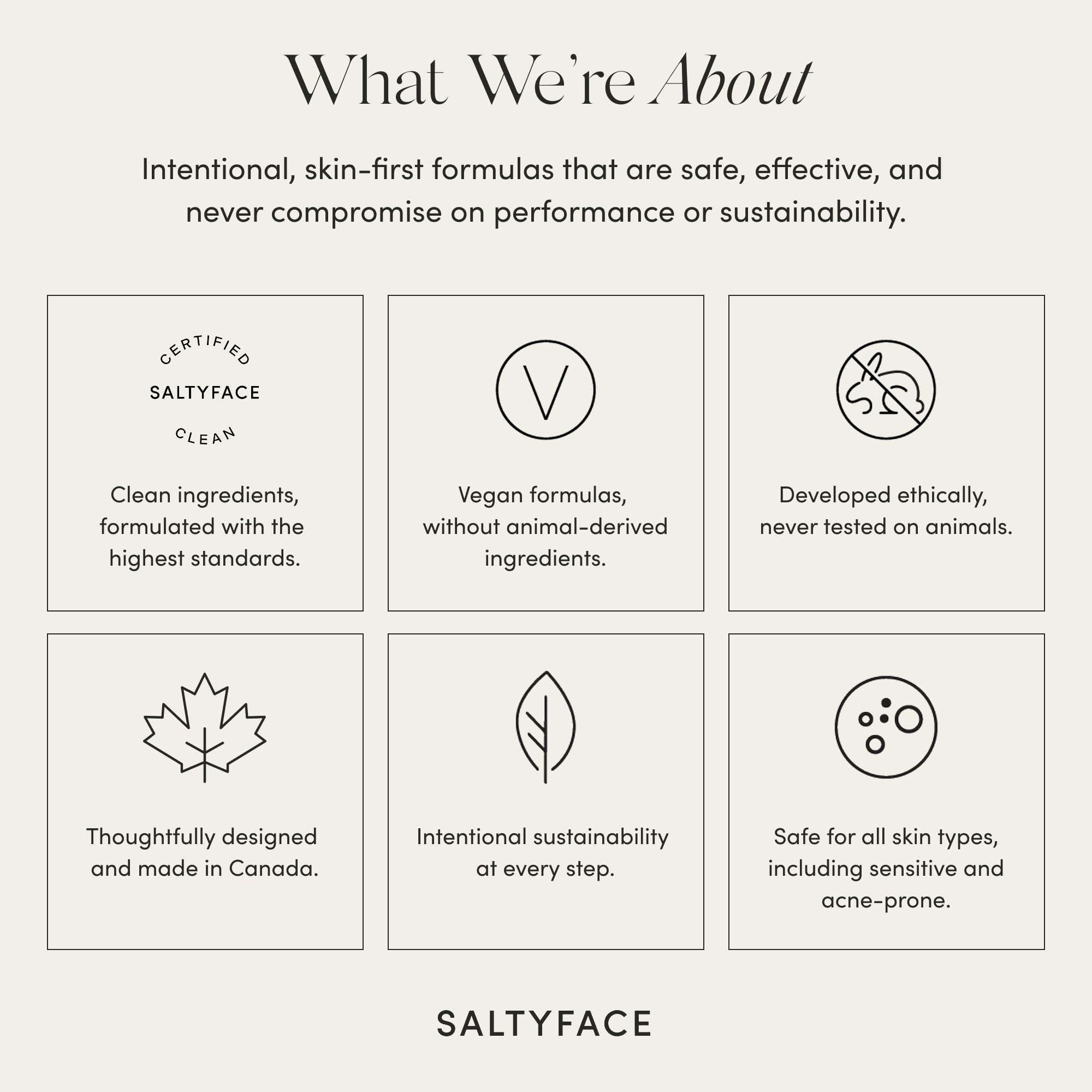 SALTYFACE Agua Bronceadora, dos tonos universales para adaptar el color.