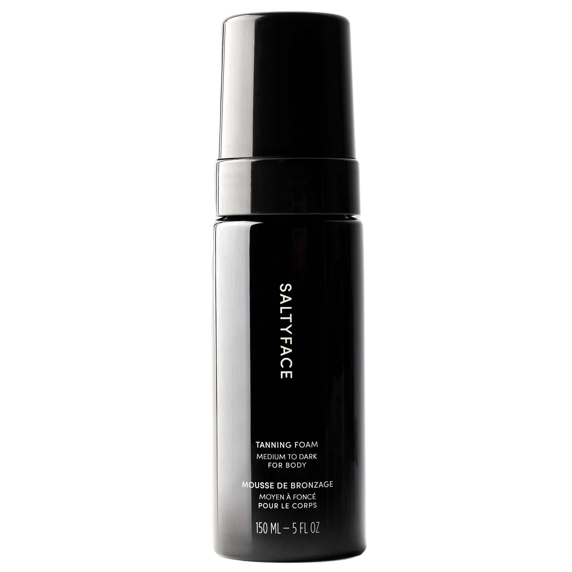 SALTYFACE Espuma Bronceadora: textura transparente para un bronceado uniforme.