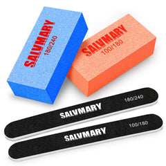 SALVMARY lima dos caras 100-180: forma y suaviza uñas.