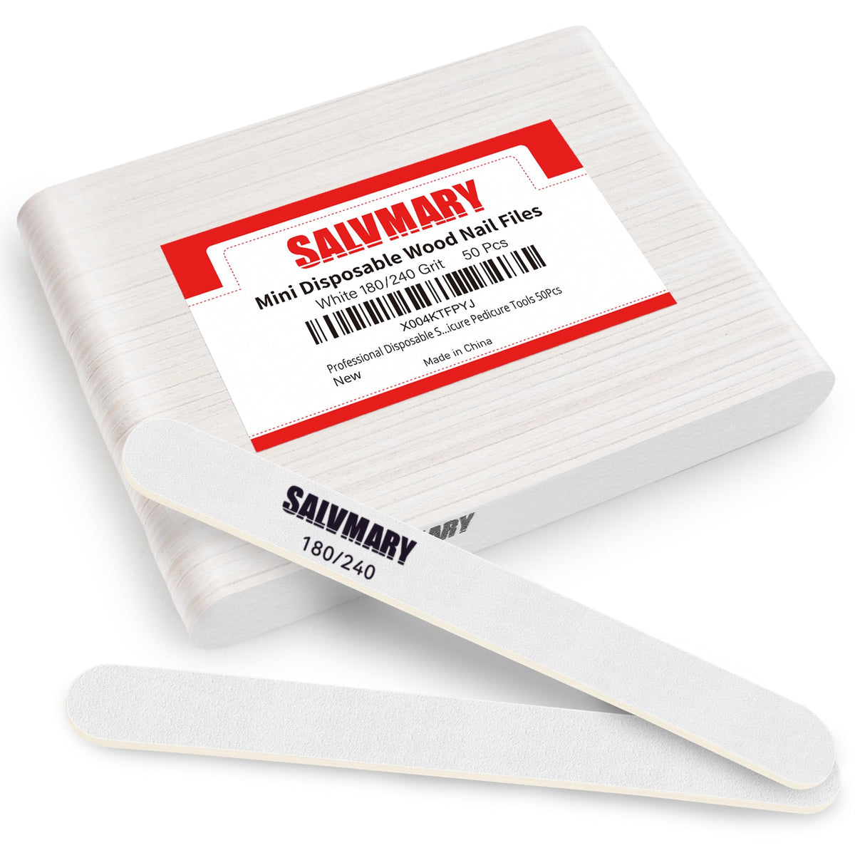 SALVMARY lima uñas doble cara 180/240 para dar forma precisa