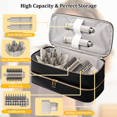 Interior de doble capa de Sambois, organización de accesorios