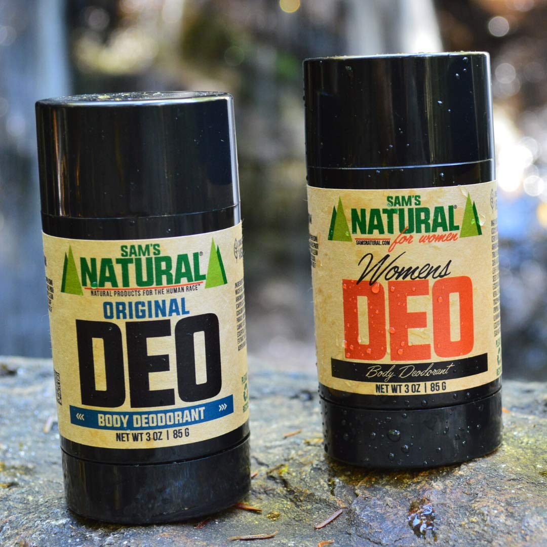 Envase reciclable del Desodorante Original de Sam's Natural.
