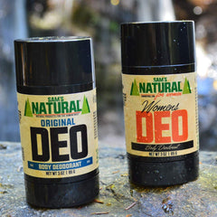 Envase reciclable del Desodorante Original de Sam's Natural.