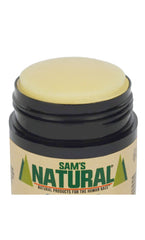 Desodorante Sam's Natural Original, fragancia de madera suave para sensación fresca diaria.