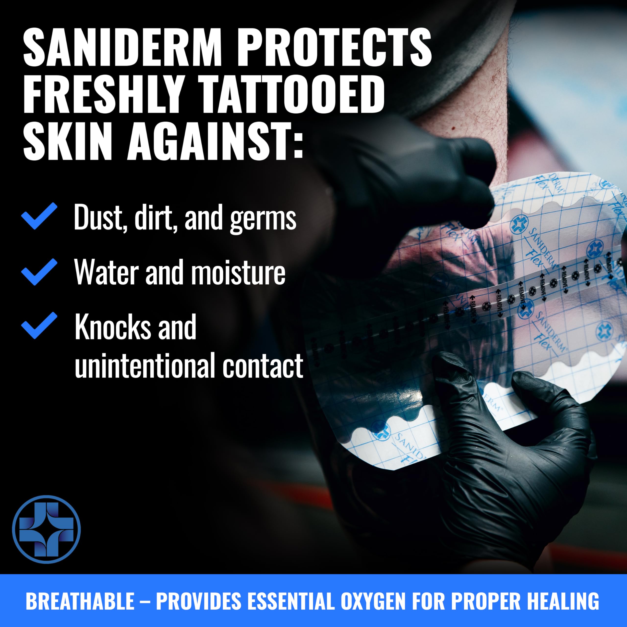 Saniderm Flex protección continua durante la curación