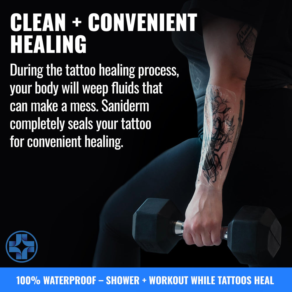 Saniderm vendaje original, protección duradera para actividades diarias.