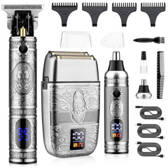 Saoilli Cortapelos Profesional Conjunto: recorte preciso para cabello y barba en casa