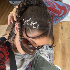 SAOROPEB clip estrella para cola de caballo añade estilo sin resbalar
