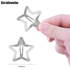 SAOROPEB clip estrella 15 piezas ideal para festivales y uso diario