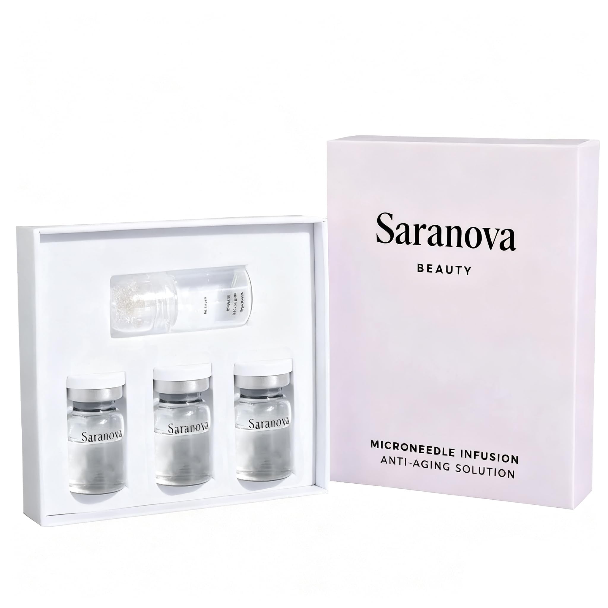 Saranova sistema microinfusion facial, hidratación suave para la piel.
