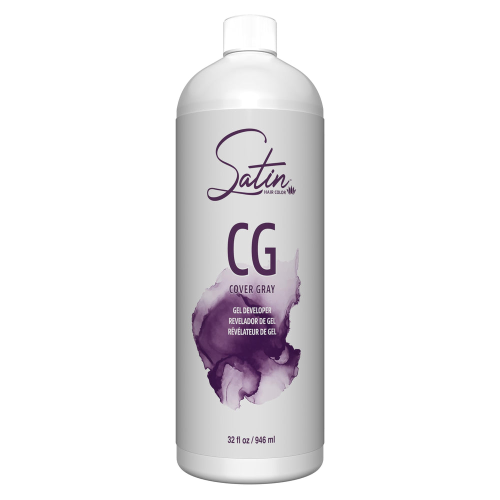 Satin cobertura gris: desarrollador oxidante para colores duraderos.