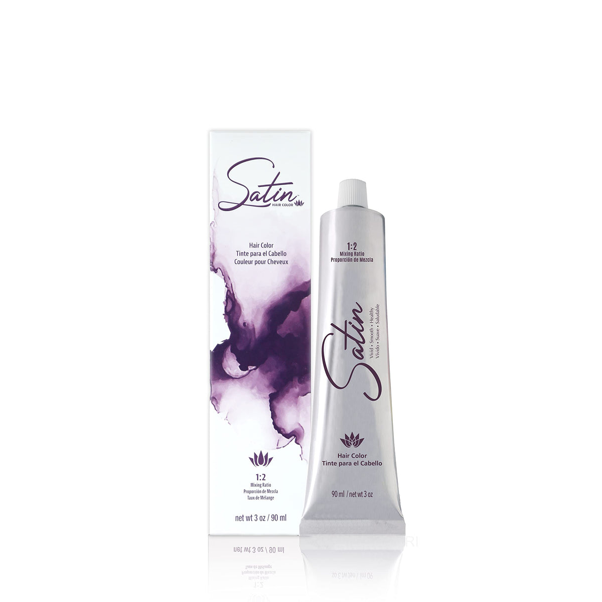 Satin Color Ultra Vivos 5N: botella de pigmentos para cabello de alto rendimiento.