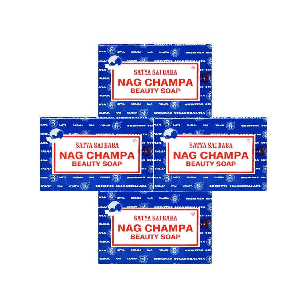 Satya Nag Champa jabón en barra de 150 g, aroma calmante para uso diario