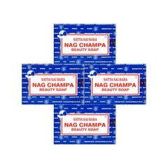 Satya Nag Champa jabón en barra de 150 g, aroma calmante para uso diario