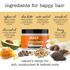 SAUCE BEAUTY antiencrespamiento suave para controlar el encrespamiento diario.