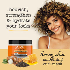 SAUCE BEAUTY hidratación profunda con manteca de karité para cabello seco.