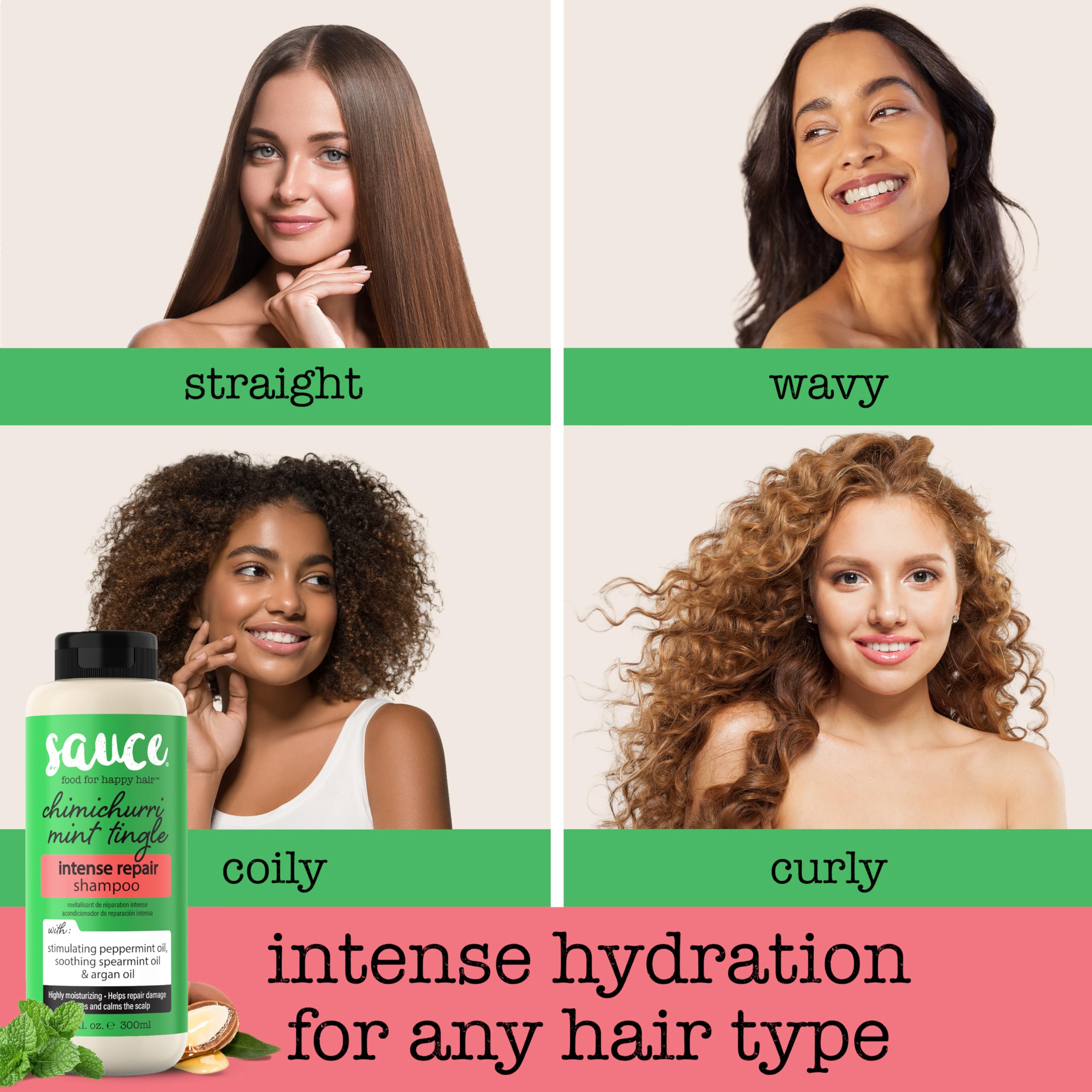 SAUCE Beauty Intense Repair Champu cabello dañado: mejora manejabilidad y reduce frizz.