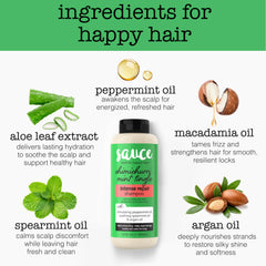 SAUCE Beauty Intense Repair Champu ingredientes naturales: argan mongongo macadamia fortalecen el cabello.