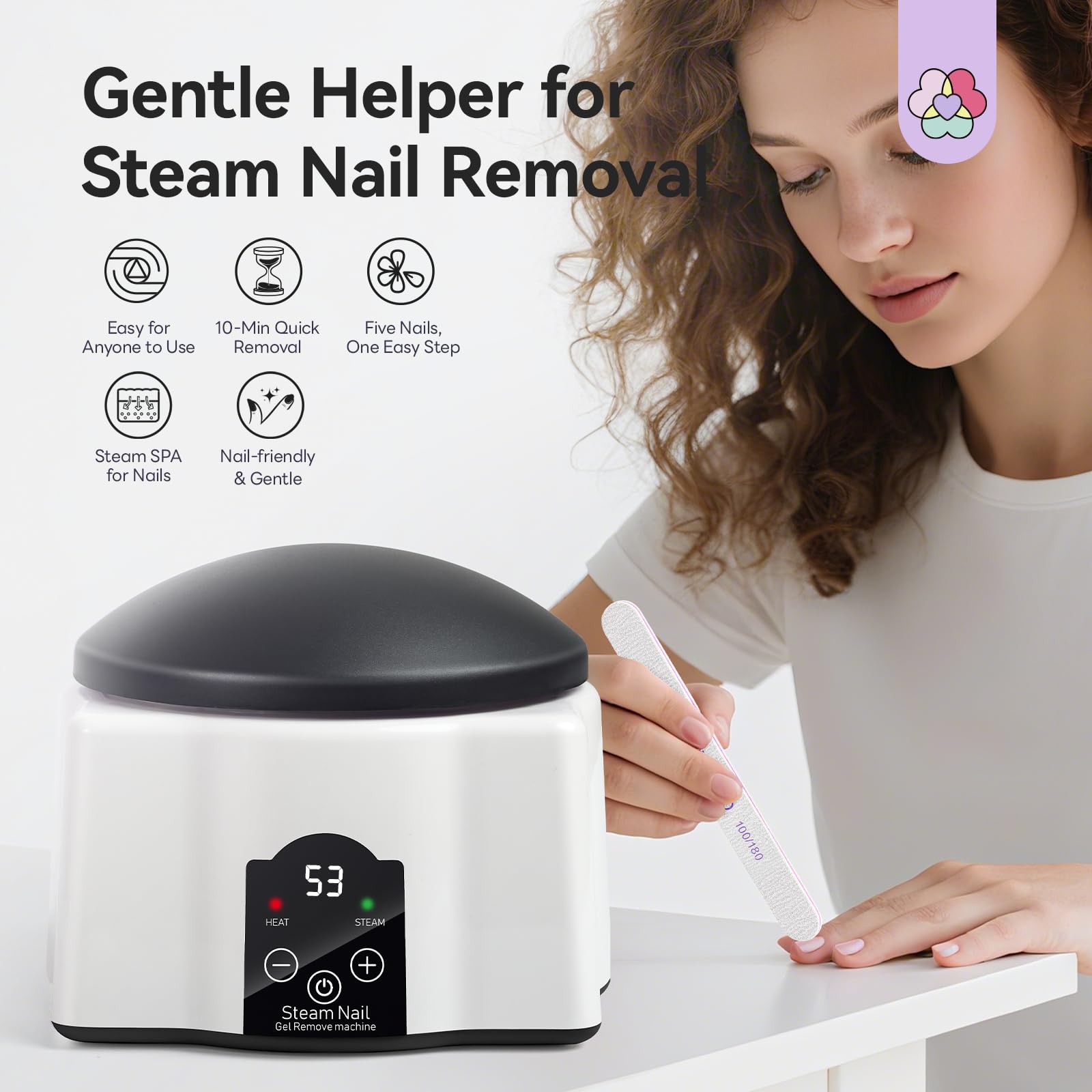 SAVILAND Essentials: bol de remojo para uñas que facilita la eliminación sin desgaste.