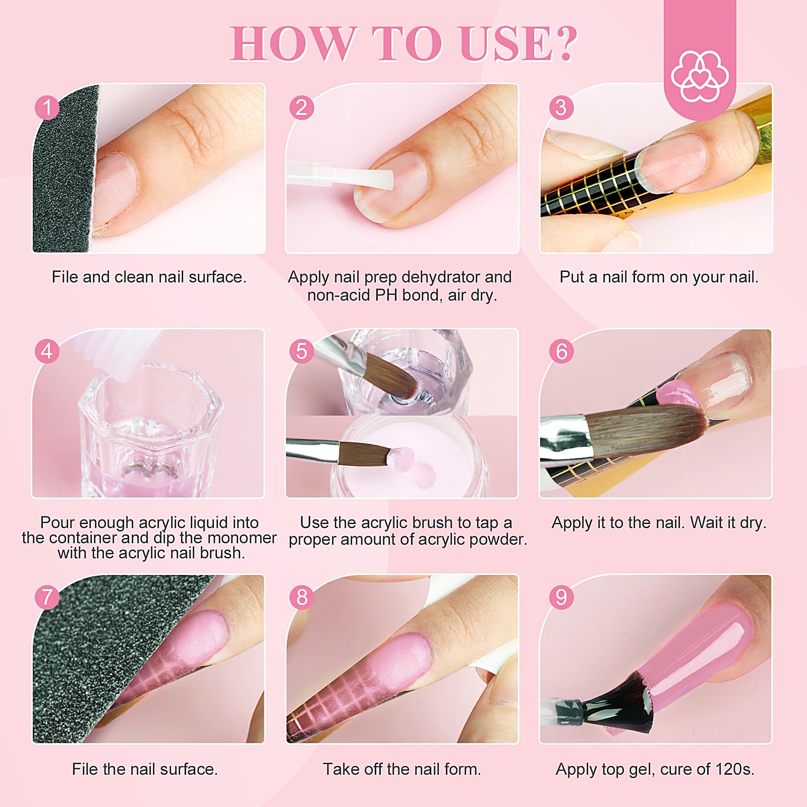 SAVILAND nail forms 100 — ample guides for shaping.