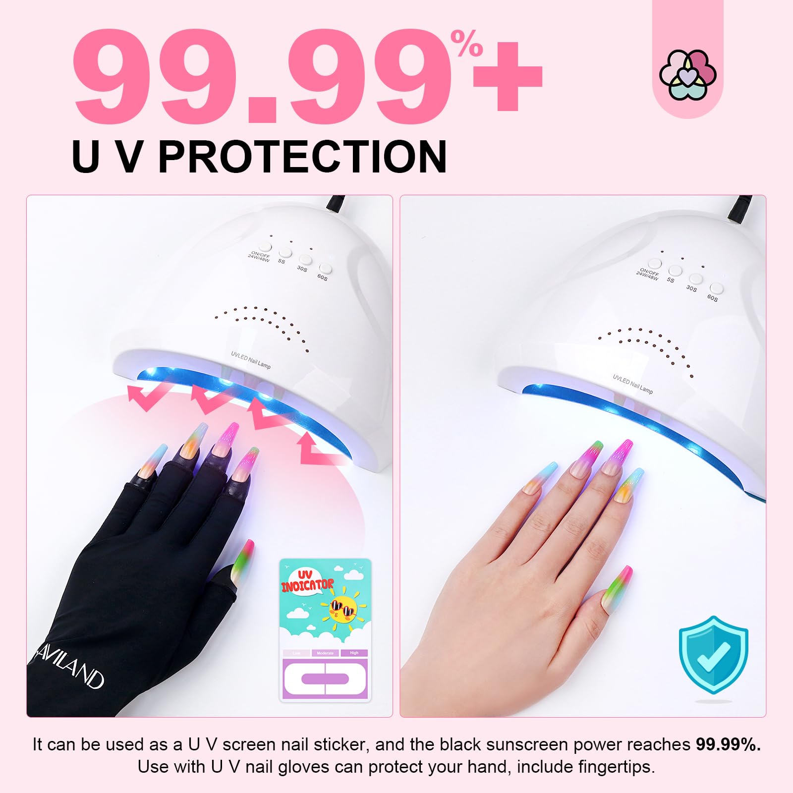 SAVILAND protección en forma de U para uñas, ajuste cómodo