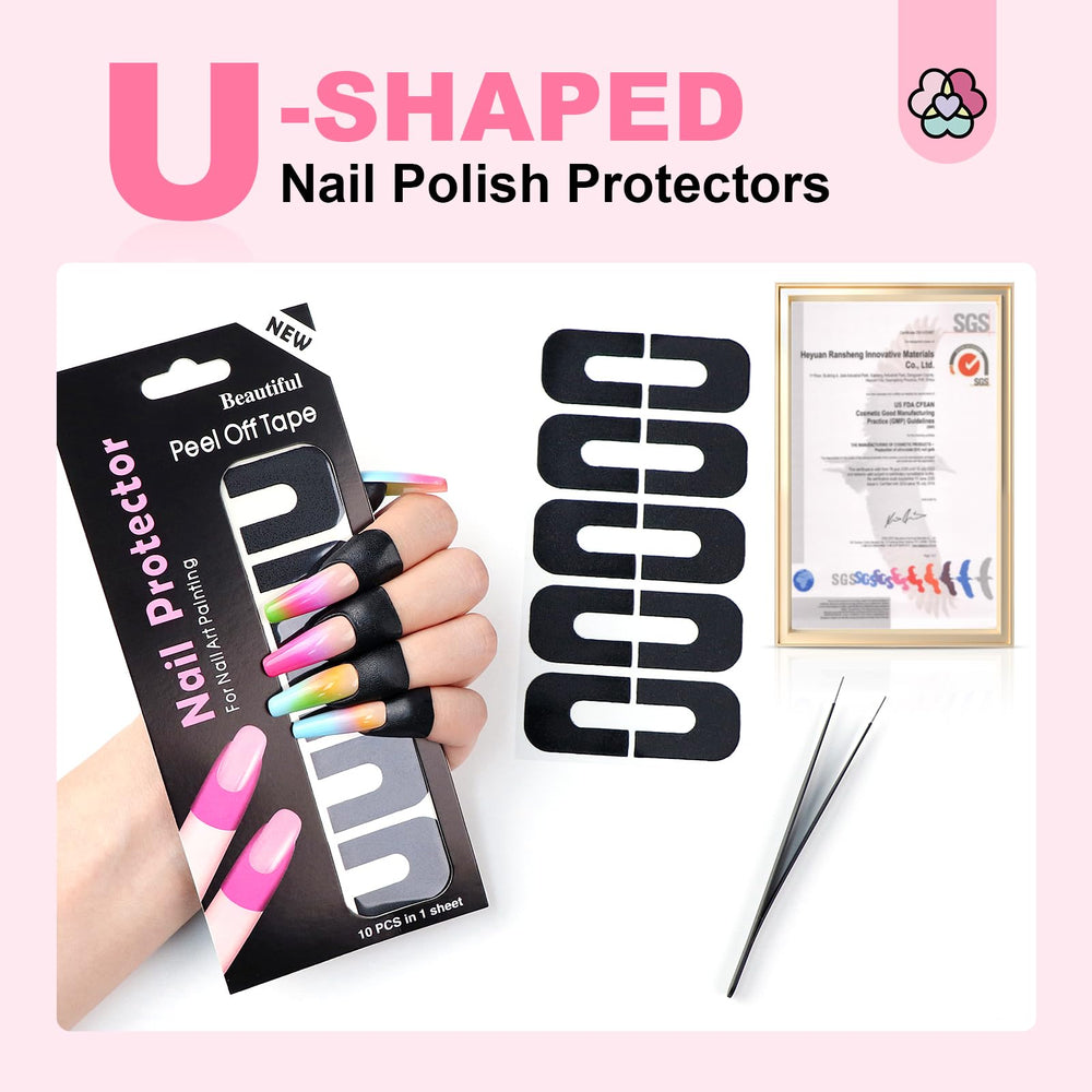 SAVILAND protección UV para dedos y uñas, ideal con guantes y aerógrafo