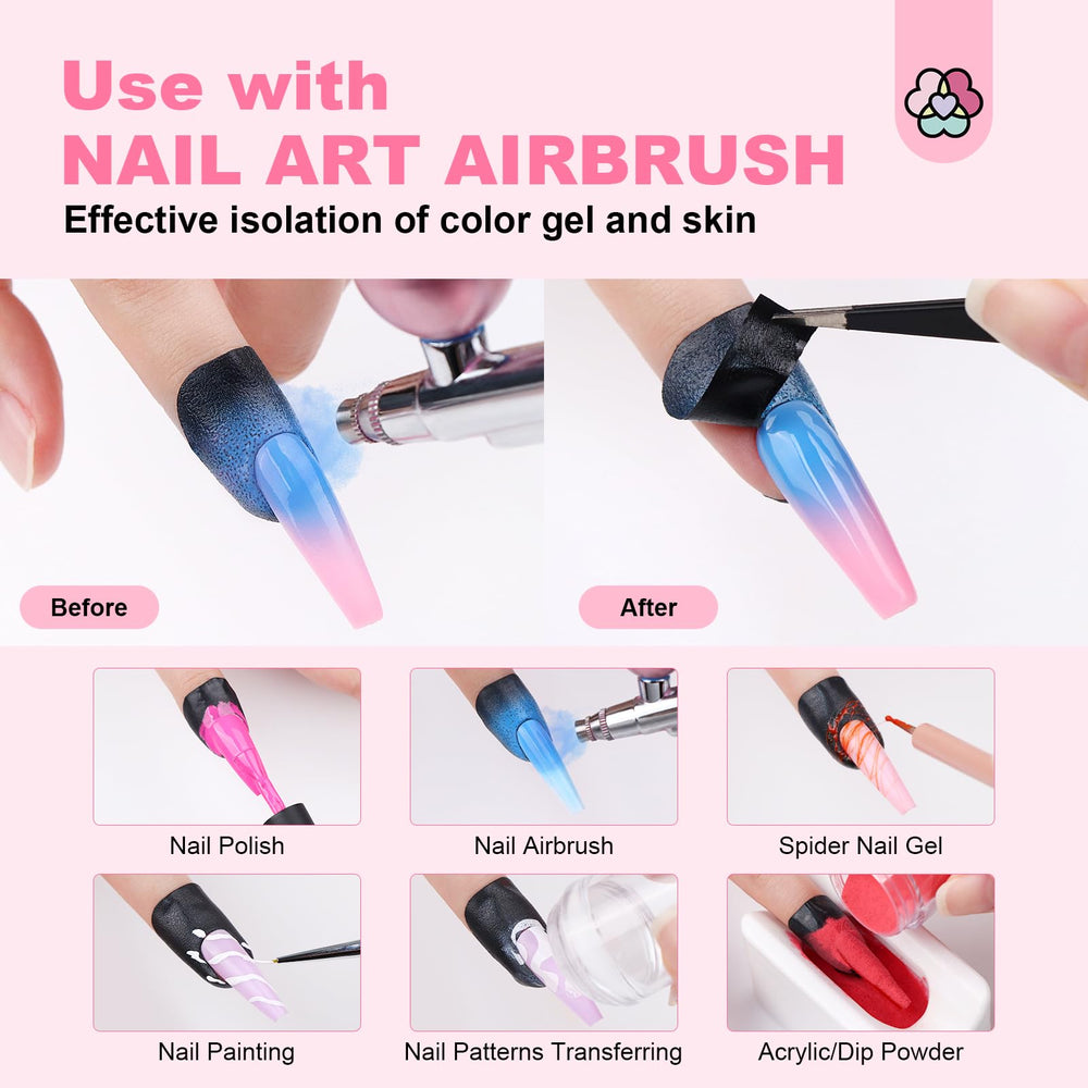 SAVILAND protector de silicona flexible para uñas, fácil de aplicar