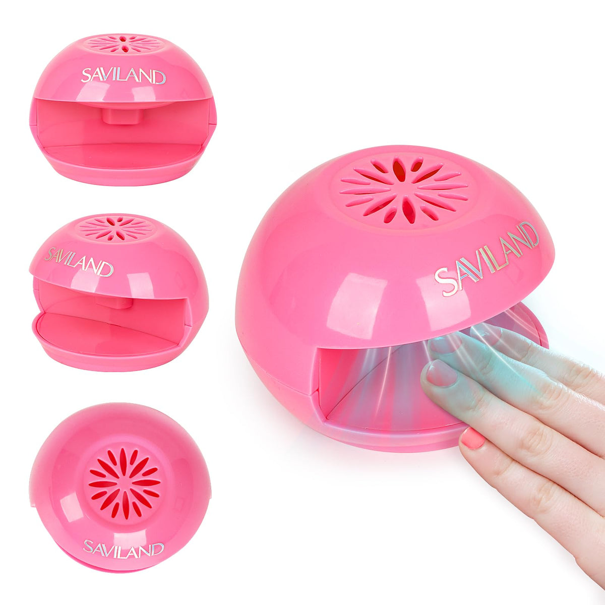 SAVILAND secador de uñas para esmalte regular, secado rápido para uñas infantiles.