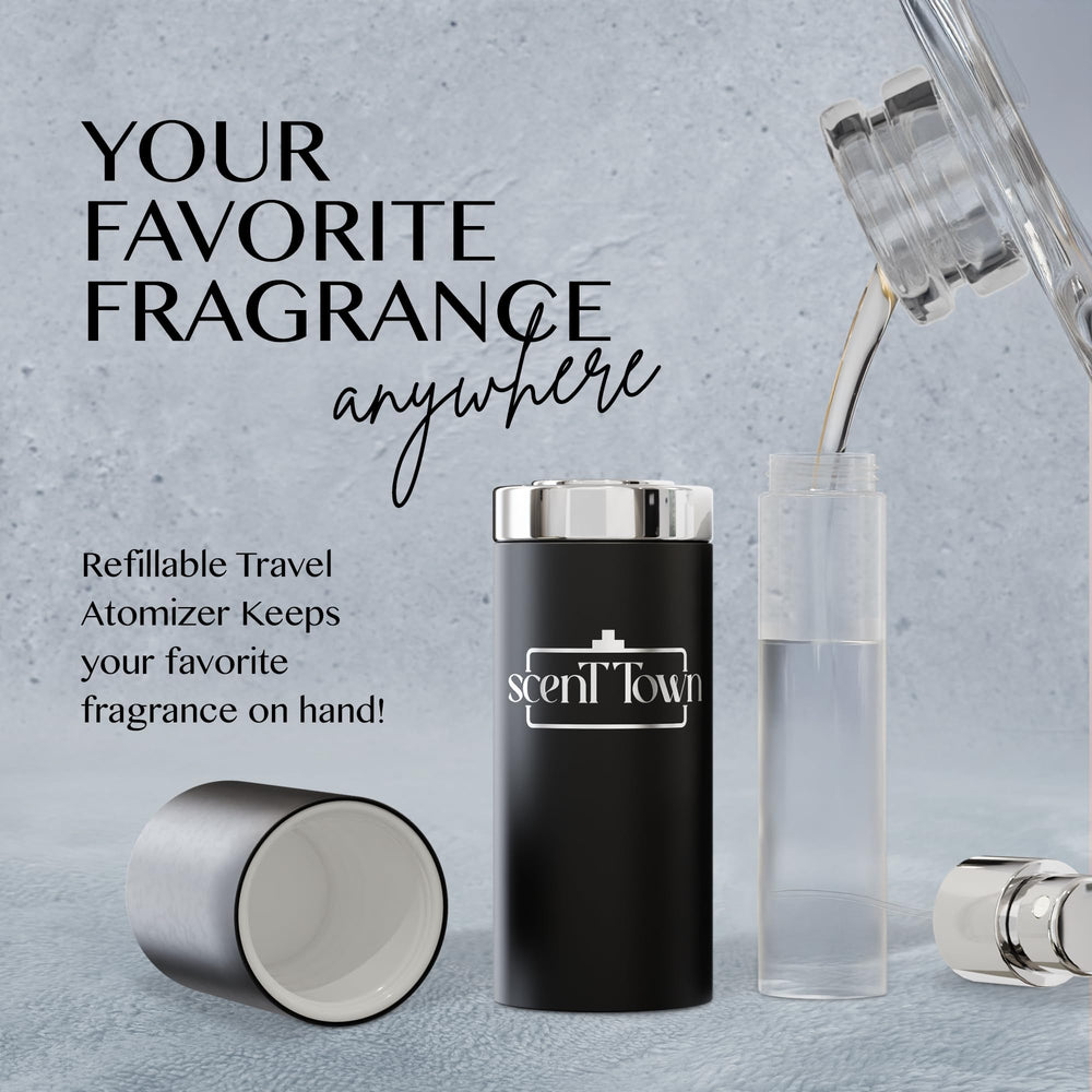 Scent Town Frascos 0.17oz, tamaño viaje para llevar