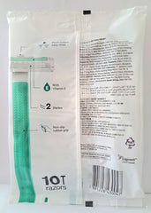 Schick Exacta2 Sensitive, empaque de 10 unidades, cómodo para cambios