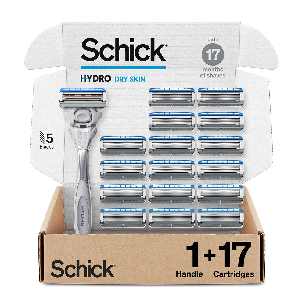 Schick Hydro Dry Skin: mango ergonómico para afeitado suave y cómodo